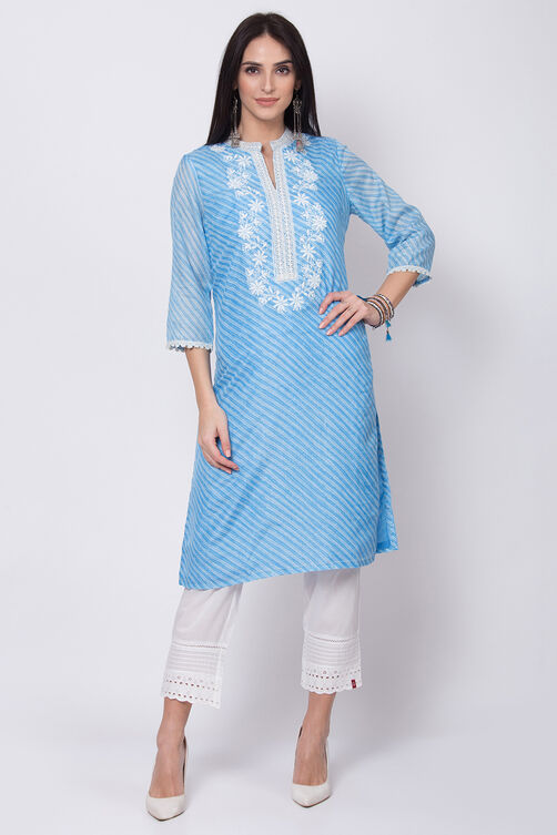 Peach Straight Kurta image number 0