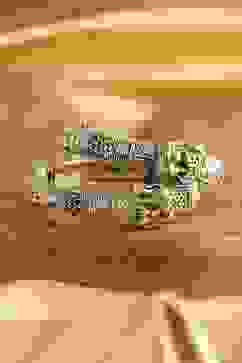 Navy Brass Oxidised Bangles image number 2