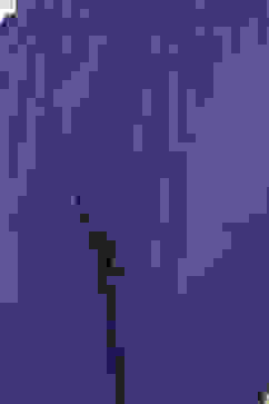 White And Blue Cotton Anarkali Kurta Churidar Suit Set image number 3