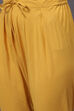 Yellow Cotton Silk Anarkali Yarndyed Suit Set image number 2