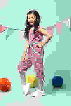 Blue Cotton Straight Jumpsuit image number 2