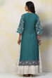 Ochre Straight Viscose Kurta image number 4