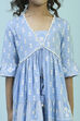 Powder Blue Cotton Tiered Suit Set image number 1