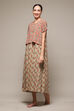Sage Green Cotton Blend Printed Nightdress image number 2