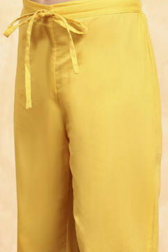 White Cotton Flared Printed Suit Set image number 2