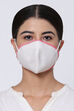 Multicolored Cotton Flax Printed Face Mask image number 3