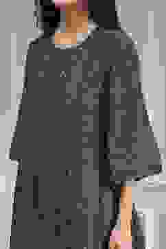 Teal Printed Straight Suit Set image number 1