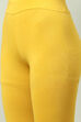 Off White Cotton Lycra Leggings image number 1