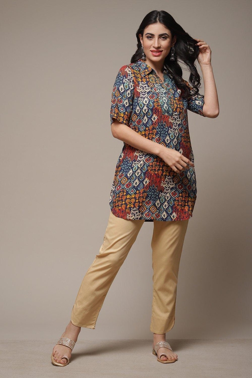 Navy LIVA Straight Top image number 0