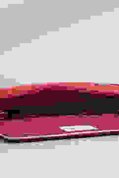 Dark Red Polycotton Handbag image number 6