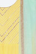 Yellow Cotton Anarkali Suit image number 1