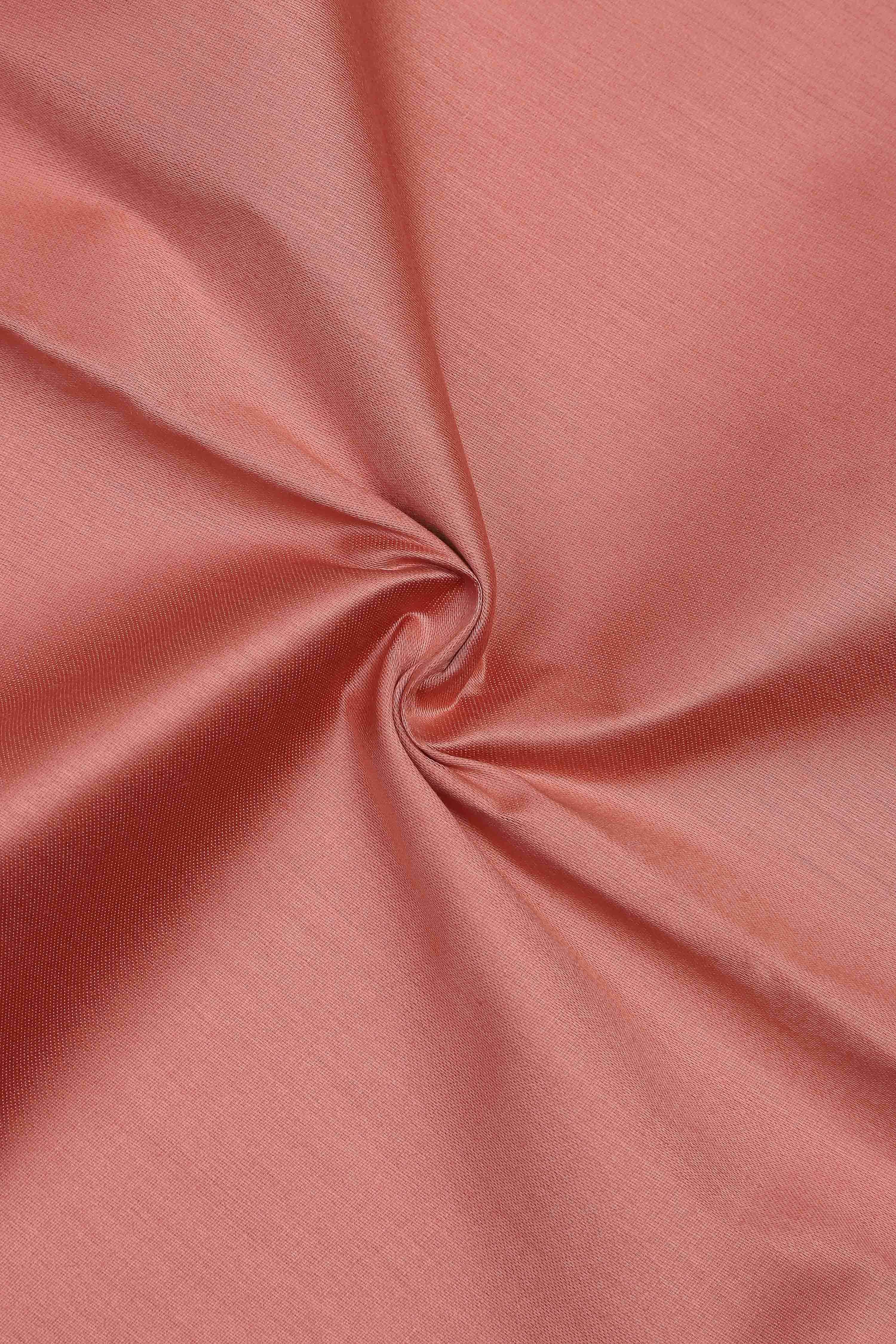 Pink Cotton Jamdani Unstitched Suit Set image number 2