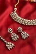 White Alloy Necklace Set image number 4