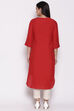 Blue Cotton Solid Kurti image number 4