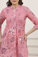 Green Cotton Printed Straight Kurti image number 1