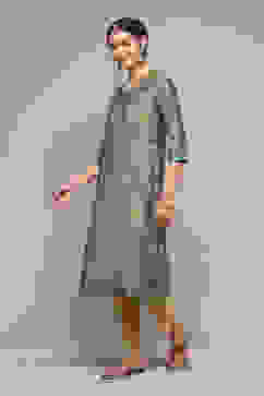 Green Poly Viscose Straight Printed Kurta image number 2