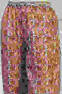 Maroon Cotton Modal Digital Print Unstitched Suit Set image number 3