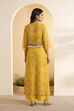 Yellow Crepe Regular Lehenga Set image number 4