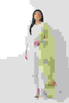 Light Beige Art Silk Dupatta image number 1