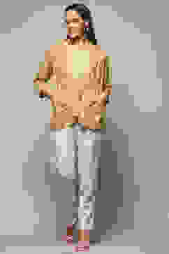 Ochre Rayon Straight Jacket image number 0