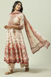 Black Cotton Silk Anarkali Kurta Palazzo Suit Set image number 5