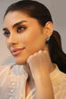 Navy Alloy Drop & Danglers image number 2