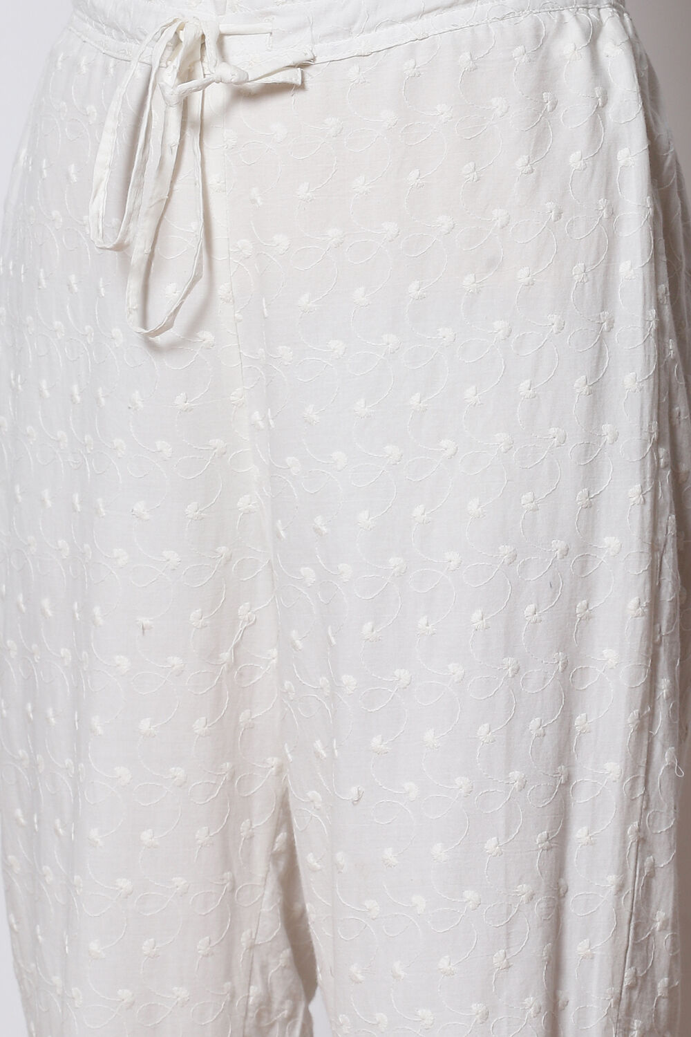 Navy Blue Cotton A Line Kurta Set image number 2