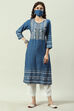 Mustard Printed Rayon Straight Kurta Palazzo Suit Set image number 6