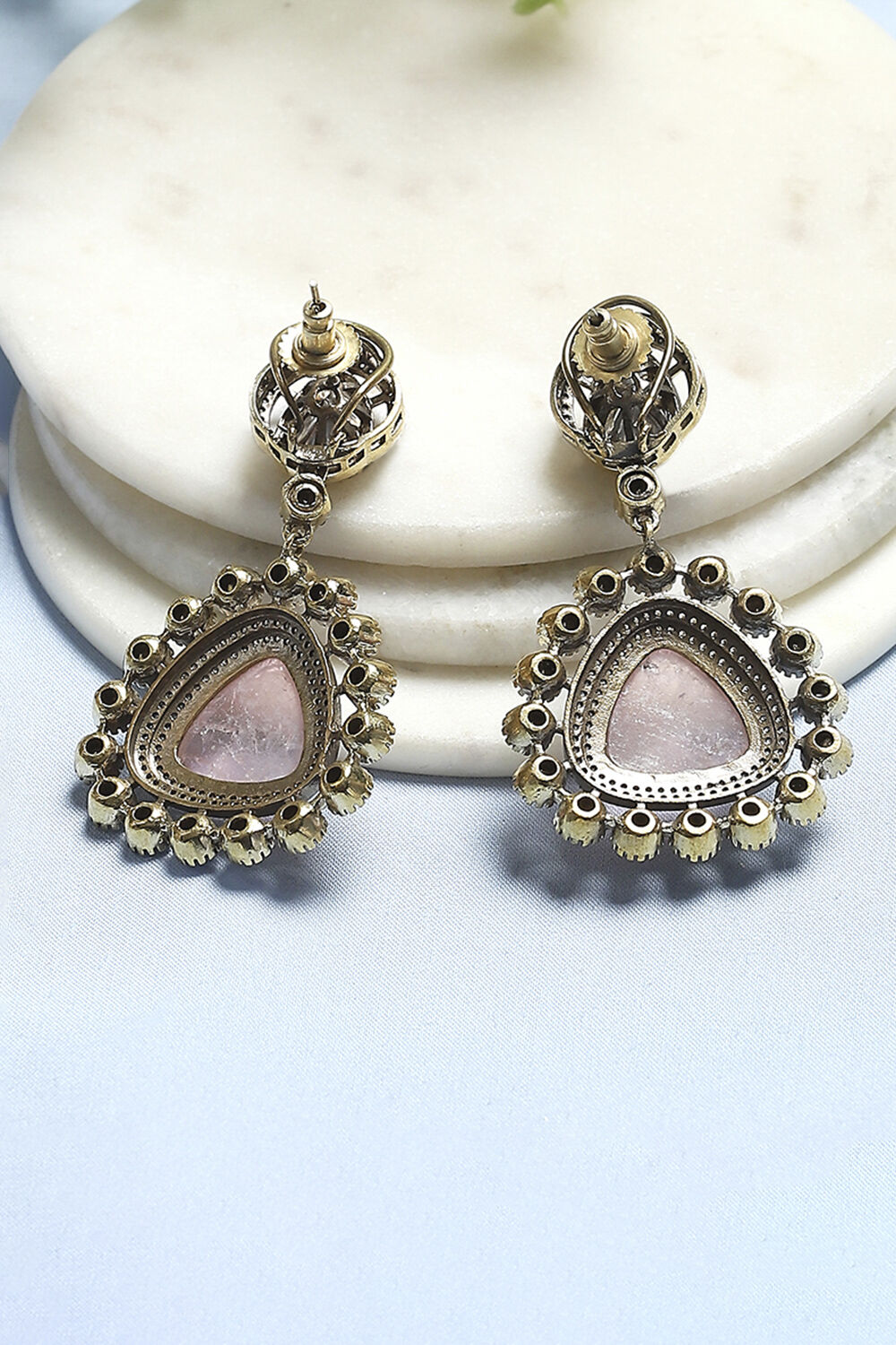 Light Pink Brass Drop & Danglers image number 2