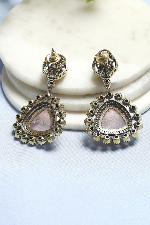 Light Pink Brass Drop & Danglers image number 2