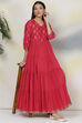 Black Cotton Fusion Dress image number 4