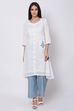 Fuschia Relaxed Kurta Palazzo Suit Set image number 2