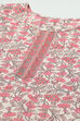 Pink Cotton Handloom Unstitched Suit Set image number 2