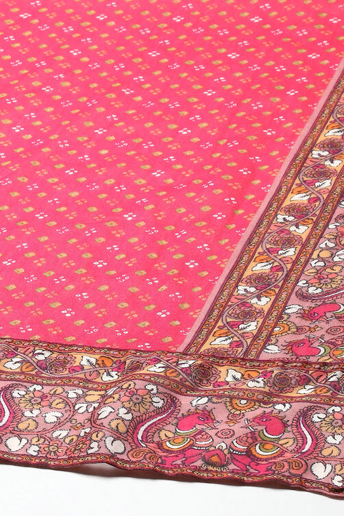 Sap Green Cotton Anarkali Kurta Churidar Suit Set image number 3