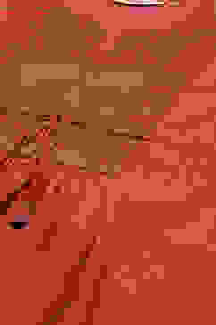 Burnt Orange Poly Metallic A-Line Yarndyed Kurta image number 1