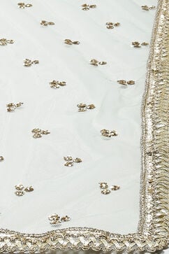 Onion Pink Cotton Anarkali Kurta Churidar Suit Set image number 3