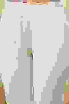 Ecru Cotton Printed Anarkali Suit Set image number 2