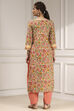 Green Tussar Digital Print Unstitched Suit Set image number 5