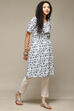 Coral Red Rayon Straight Printed Kurta image number 4