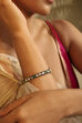 Green Gold-Plated Brass Bangle Set image number 1