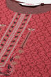 Blue Straight Poly Metallic Kurta image number 1