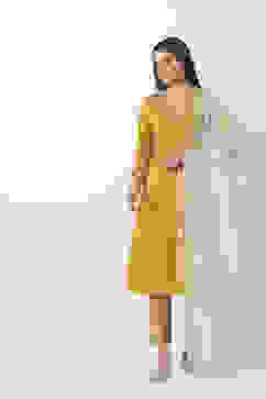 Off White Art Silk Dupatta image number 3