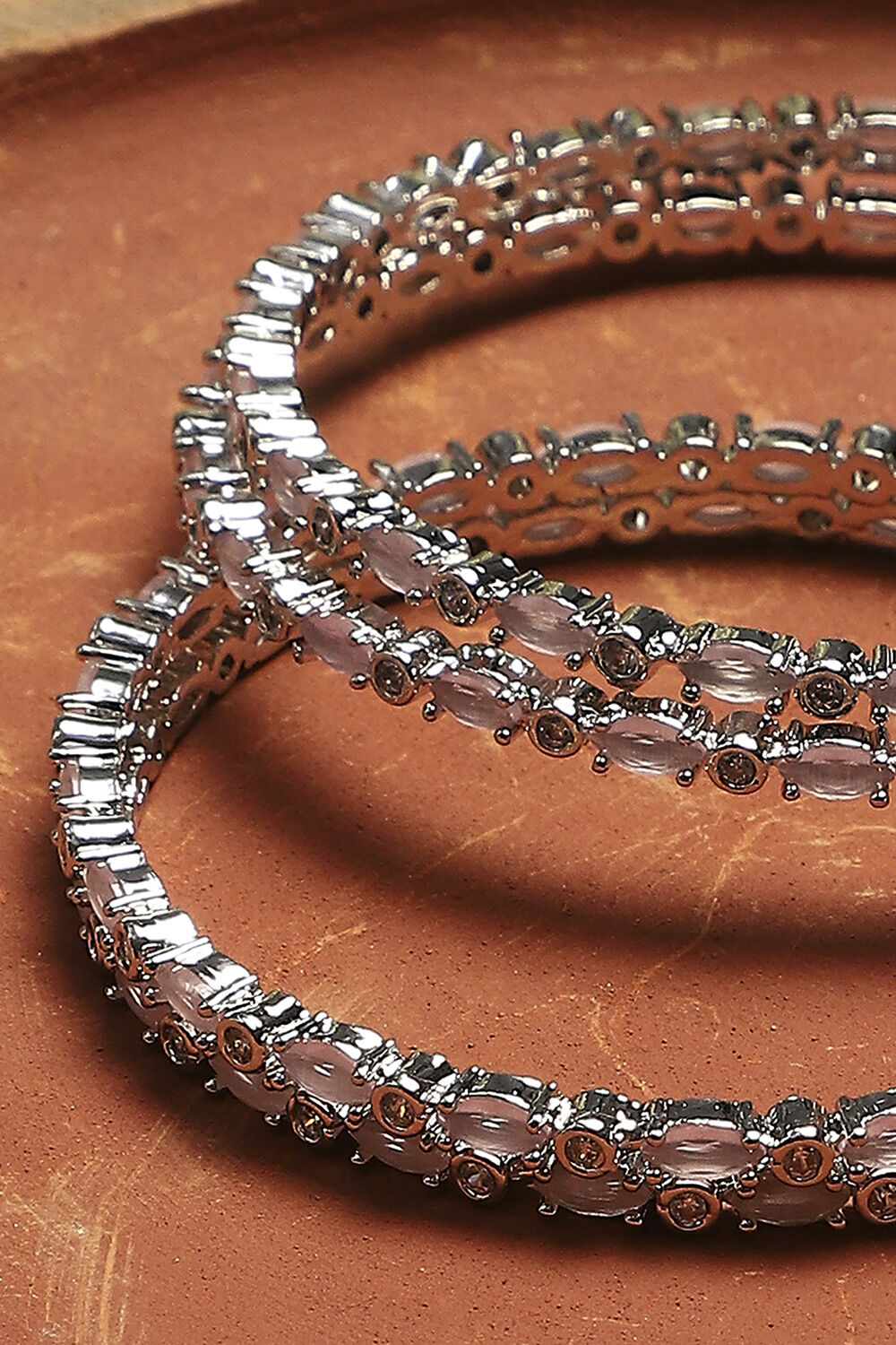 Pink Alloy Bangle image number 2