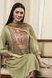 Brown Rayon Viscose Narrow Suit Set image number 0