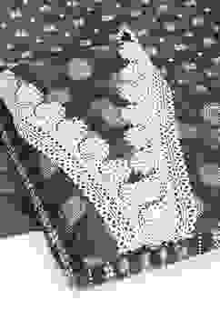 Purple Cotton Unstitched Suit Set image number 5