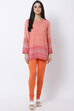 Fuschia Cotton Blend Solid Churidar image number 4