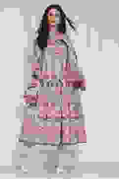 Sage Green Cotton Printed Anarkali Suit Set image number 6