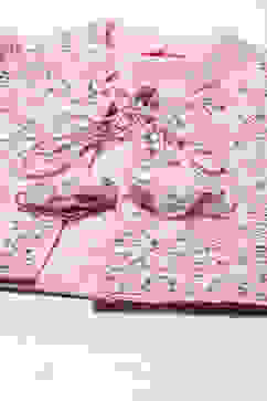 Lilac Cotton Blend Flared Kurta Churidar Suit Set Suit Set image number 1