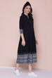 Blue Cotton A-line Dress image number 2