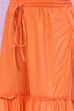 Berry Pink Rayon Flared Printed Kurta Set image number 2
